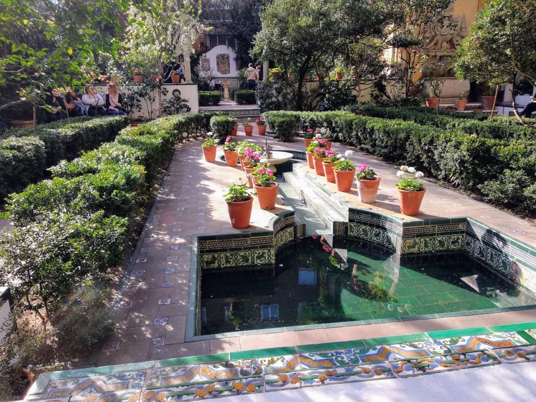 The garden in Museo Sorolla, Madrid